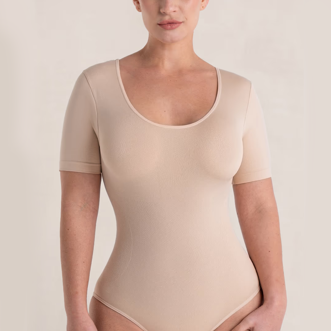 Body Modelador Com Manga Curves