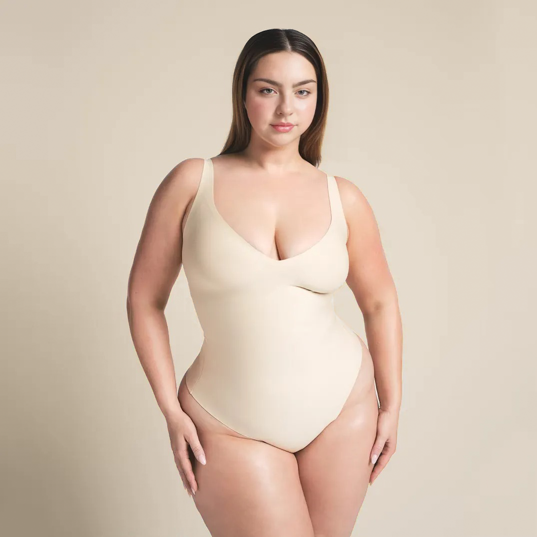 Body Modelador Decote V Aura
