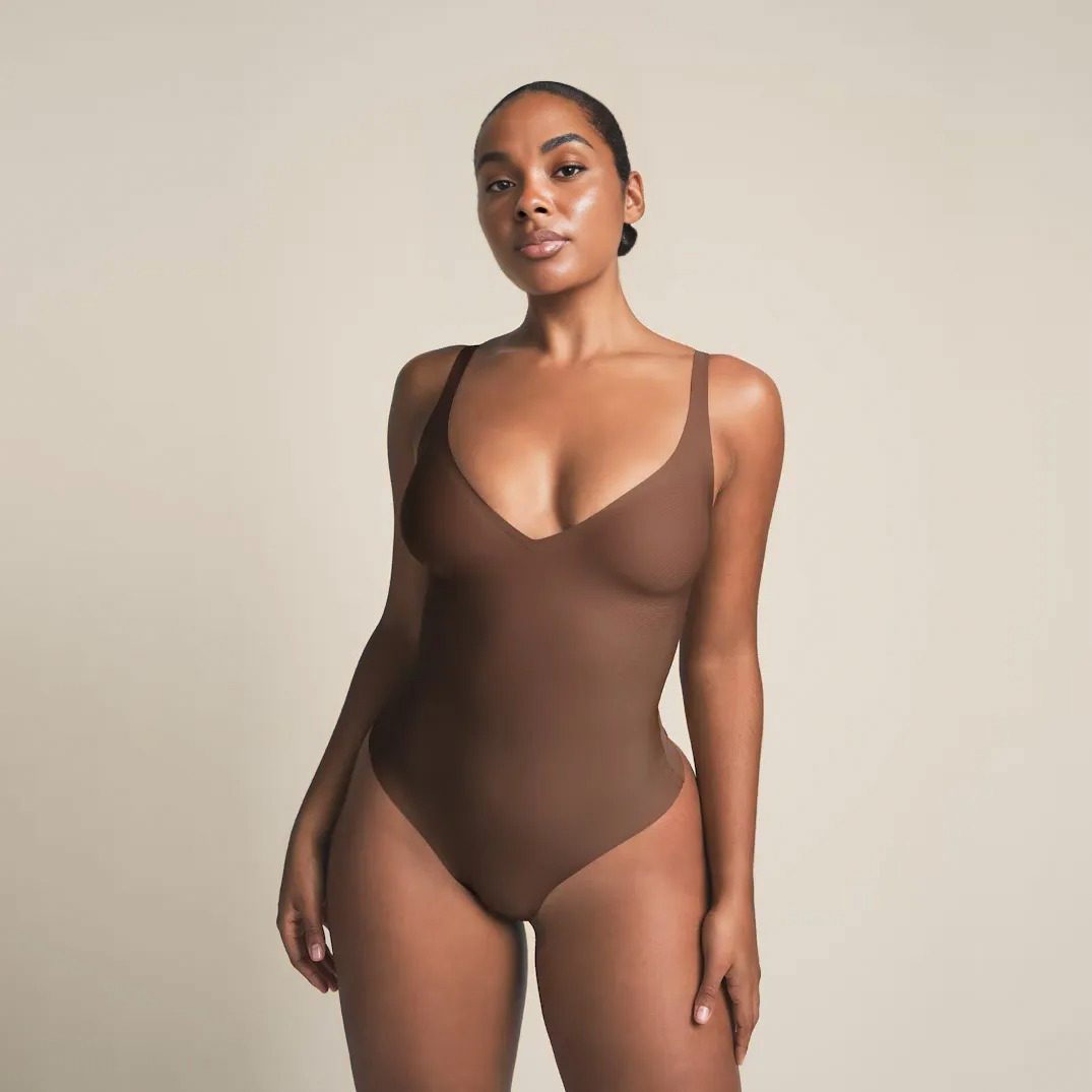 Body Modelador Decote V Aura