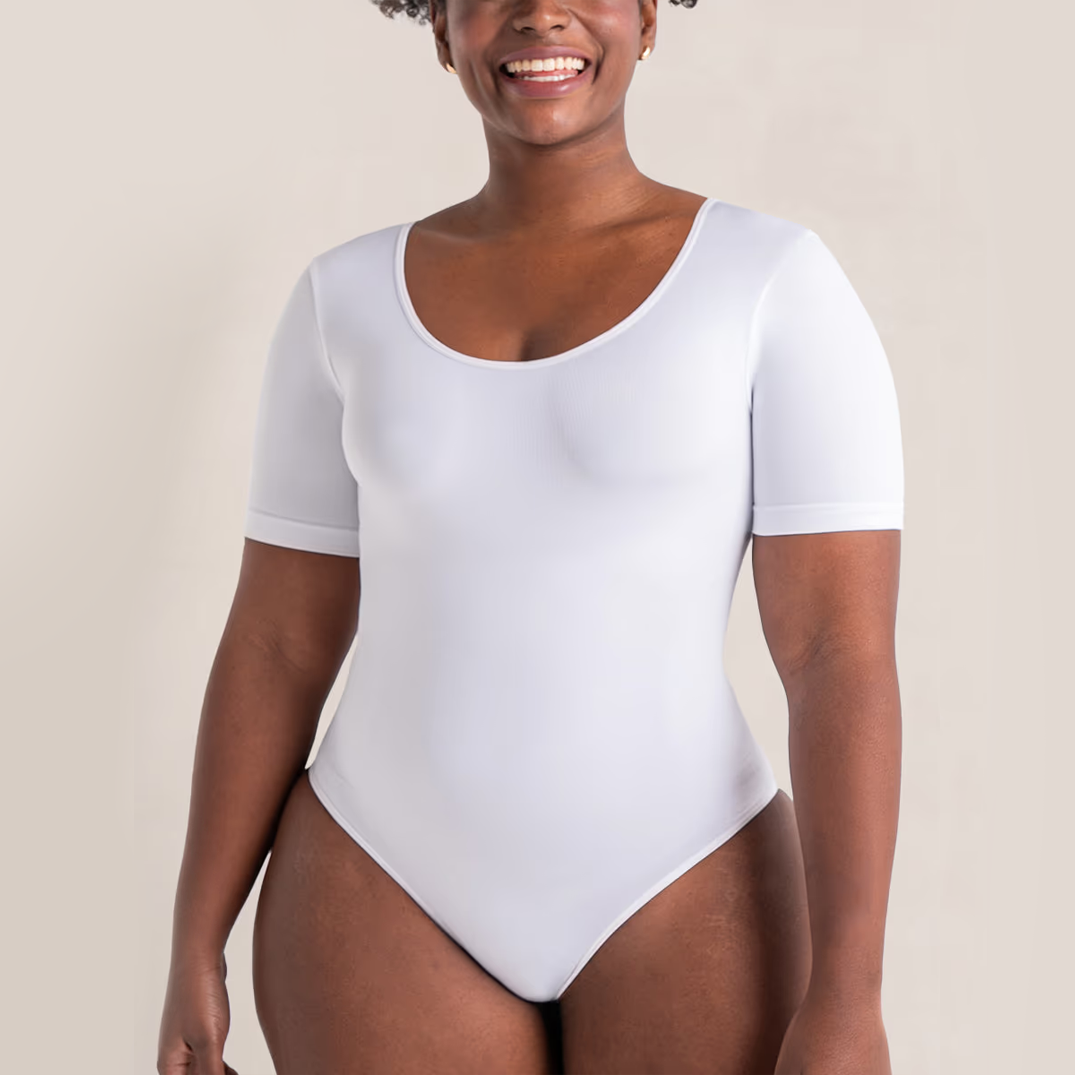 Body Modelador Com Manga Curves