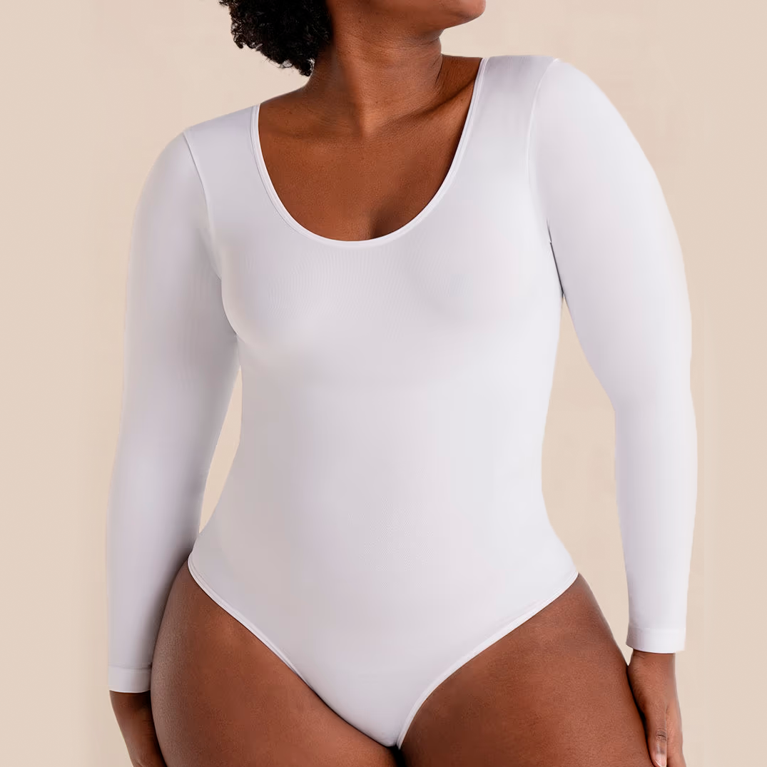 Body Modelador Manga Longa Divine